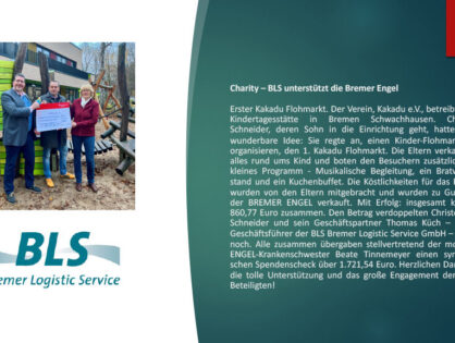 Charity – BLS unterstützt die Bremer Engel