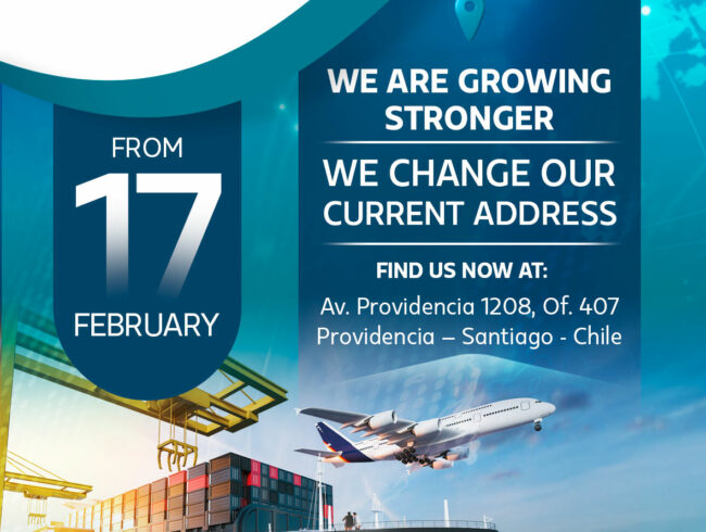 New address BLS Forwarding Chile Ltda. – congratulations!