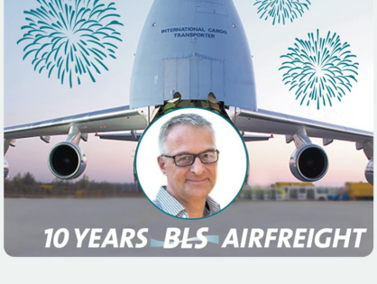 01.11.2023 - BLS airfreight is giving wings to your cargo for the past 10 years!