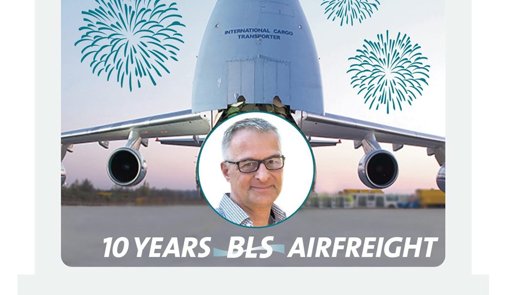 01.11.2023 - BLS airfreight is giving wings to your cargo for the past 10 years!